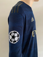 Benzema Real Madrid 2019 2020 CLIMACHILL PLAYER ISSUE UEFA Home Jersey –  foreversoccerjerseys