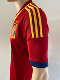 2013 Adidas Spain Confederations Cup Home Shirt Iniesta Climacool