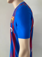 2021-2022 Nike FC Barcelona Player Issue Home Shirt Pedri Spanish Super Cup BNWT