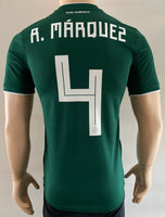 2018 Adidas Mexico World Cup Player Issue Home Shirt Rafa Márquez Climachill