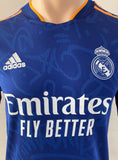 2021-2022 Adidas Real Madrid Player Issue Away Shirt Long Sleeve Vini Jr La Liga HEAT. RDY