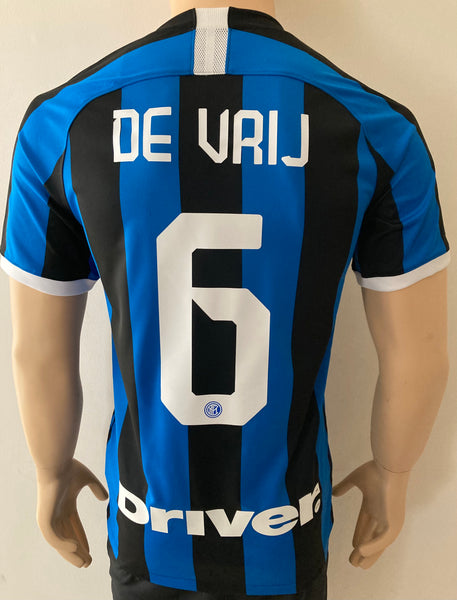 2019 2020 Inter Milano shirt home de Vrij Liga version name set dri fit
