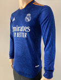 2021-2022 Adidas Real Madrid Player Issue Away Shirt Long Sleeve Vini Jr La Liga HEAT. RDY