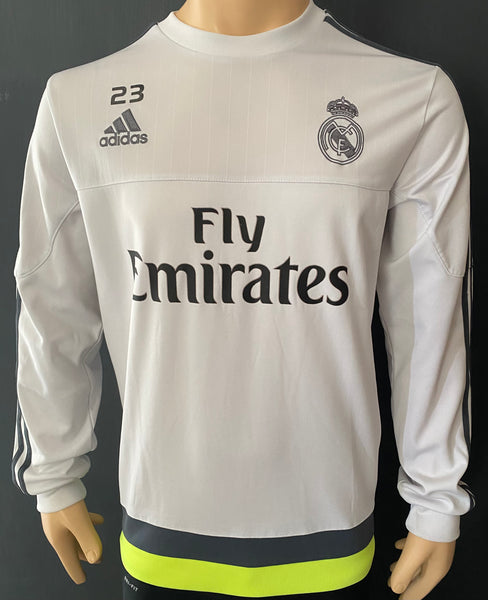 2015 - 2016 Adidas Real Madrid Player Issue Training Top Danilo Worn Size L