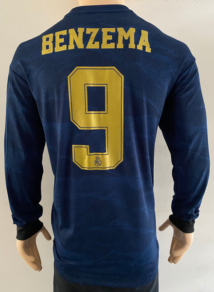 Benzema Real Madrid 2020 2021 CLIMACHILL PLAYER ISSUE UEFA Third Jersey  Camiseta Shirt BNWT L SKU# GE0932