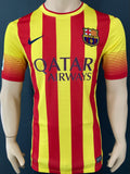 2013-2014 FC Barcelona Player Issue Away Shirt Pedro La Liga Dri-Fit