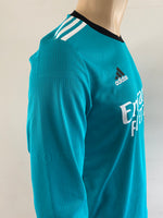 2021-22 Adidas Real Madrid CF Player Issue Third Shirt Long Sleeve HEAT. RDY BNWT