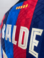 2022-2023 Nike FC Barcelona Player Issue Home Shirt Champions League Alex Balde Dri-Fit ADV BNWT