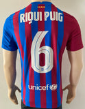 2021-2022 Nike FC Barcelona Player Issue Home Shirt Riqui Puig BNWT