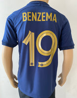 2022-23 Nike France World Cup Kids Home Shirt Benzema Dri-Fit BNWT