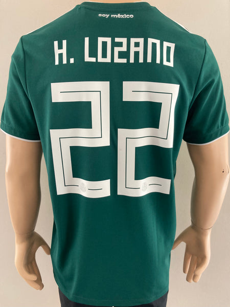 2018 Adidas Mexico World Cup Home Shirt Chucky Lozano Climalite BNWT