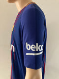 2017-18 Nike FC Barcelona Player Issue Home Shirt Luis Suárez Supercopa de España Aeroswift BNWT