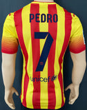 2013-2014 FC Barcelona Player Issue Away Shirt Pedro La Liga Dri-Fit