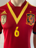 2013 Adidas Spain Confederations Cup Home Shirt Iniesta Climacool