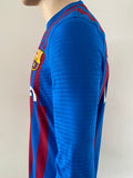 2021 2022 FC Barcelona Long Sleeve Home Shirt Dembélé Kitroom Player Issue Size L