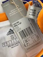 2021 2022 Real Madrid Vinicius Jr Home Shirt Final Paris UEFA Champions League with Match Detail and name set new with tags size small