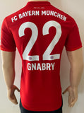 2019-2020 FC Bayern Múnich Player Issue Home Shirt Gnabry Pre Owned Size M