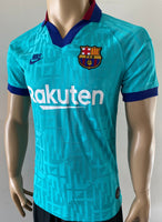 2019-2020 Nike FC Barcelona Third Shirt Messi Player Issue Size S