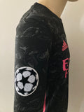 2020 2021 Real Madrid third shirt Long sleeve authentic Sergio Ramos UEFA Champions League mint condition size S