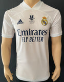 2020-2021 Adidas Real Madrid CF Player Issue Home Shirt Toni Kroos Spanish Super Cup BNWT