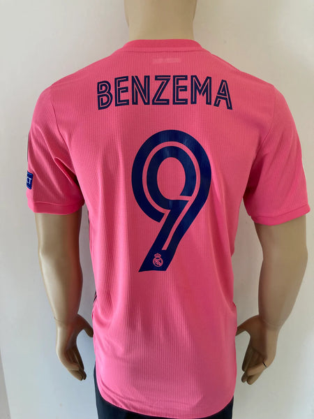 2020-2021 Real Madrid Away Player Issue Benzema Champions League Size S
