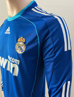 2008-2009 Adidas Real Madrid CF Long Sleeve Away Shirt Player Issue Van Der Vaart LFP Formotion