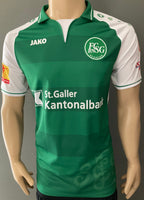 2018 2019 FC St. Gallen 1879 Switzerland Home Shirt Pre Owned Size M