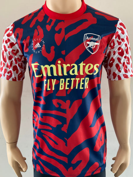 2022 2023 Arsenal shirt pre match X By Stella McCartney animal print gunners new with tags size M