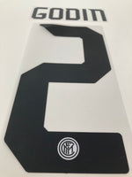 2019 2020 inter de Milano name set and number away stilscreen player issue