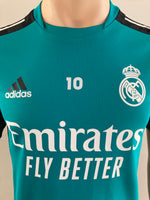 2021 2022 Real Madrid Player Issue UCL Pre-Match Shirt Modrić Pre Owned Size S