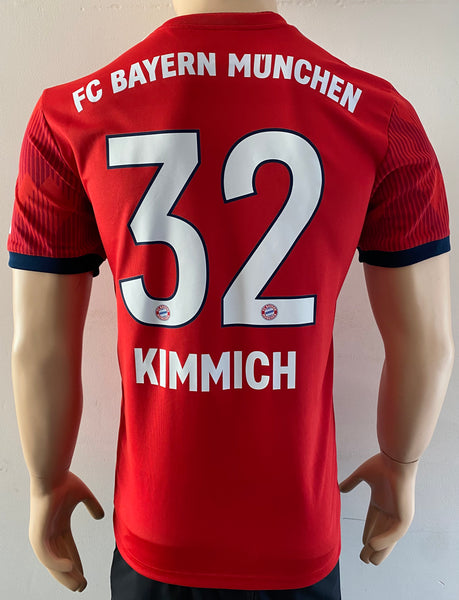 2018-2019 Adidas FC Bayern Munich Home Shirt Kimmich Bundesliga Climalite BNWT