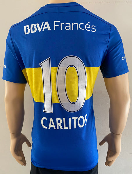 2015-2016 Nike Boca Juniors Player Issue Home Shirt Carlitos Tévez Dri-Fit
