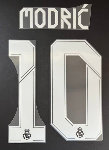 2021 2022 Real Madrid Modric name set away and third player issue UEFA champions league Kings Cup Avery Dennison