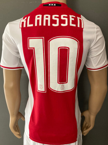 2016-2017 Ajax Amsterdam Home Shirt Eredivisie Klaassen Pre Owned Size M