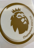 2021-22 Manchester City Premier League Champions Player Issue Badge Patch Avery Dennison
