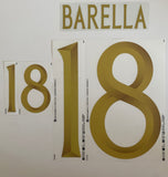 2023 Italy Barella 18 Name set and Number 125 Anniversary Shirt Dekographics