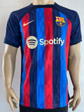 2022-2023 Nike FC Barcelona Player Issue Home Shirt Champions League Alex Balde Dri-Fit ADV BNWT
