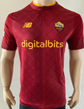 2022-2023 AS Roma Home Shirt Shomurodov Europa League Mint condition Size M