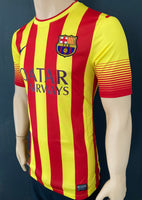 2013-2014 FC Barcelona Player Issue Away Shirt Pedro La Liga Dri-Fit