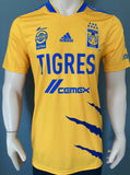 2021-2022 Adidas Tigres UANL Home Shirt Thauvin Liga MX Aeroready