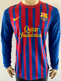 2011 2012 barcelona home shirt long sleeve Thiago player issue kitroom printed tag champions league