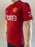 2023-2024 Manchester United Home Shirt BNWT Size M