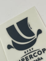 2021 Real Madrid Spain Supercup mdt match badge player issue badge text print