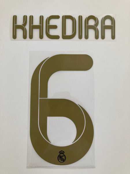 Set name nombre y número Real Madrid 2011 - 2012 Khedira Local Home