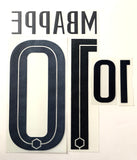 2020-2021 France Home Name Set and Number Kylian Mbappe Euro Monblason