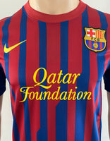 2011-2012 Nike FC Barcelona UCL Home Shirt David Villa Dri-Fit BNWT