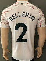 2020-2021 Arsenal FC Away Shirt Bellerín Player Issue Premier League BNWT SIze M
