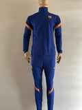 2021 2022 Barcelona tracksuit player issue sponsorless