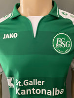 2018 2019 FC St. Gallen 1879 Switzerland Home Shirt Pre Owned Size M