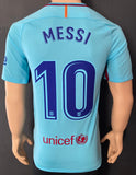 2017-2018 FC Barcelona Away Shirt Messi La Liga BNWT Size M
